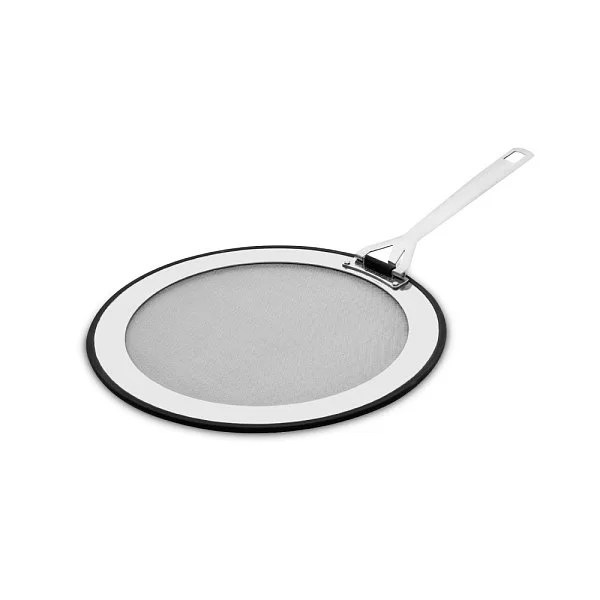 Экран от брызг для сковородок с ручкой, материал нержавеющая сталь, Le Creuset, Франция, 98401200000000 - изобр. 7