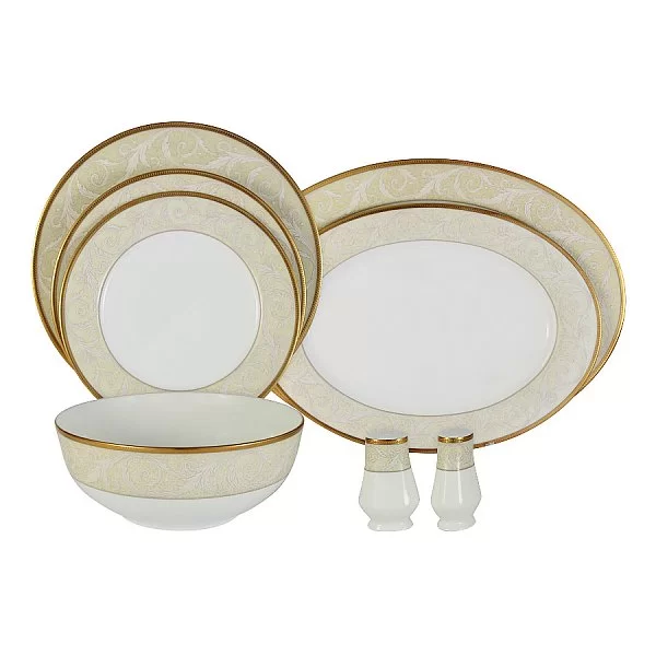 Обеденный сервиз Ноктюрн Голд, 6 персон, 23 предмета, Narumi, N51035-52712 - изобр. 7