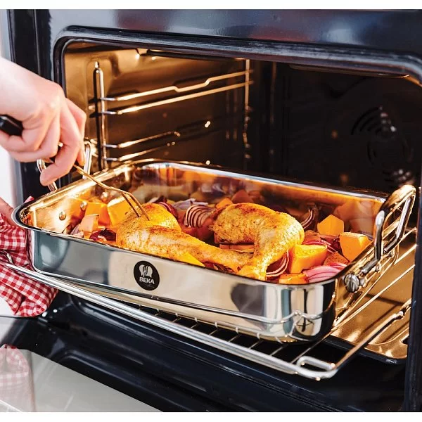 Блюдо для запекания с ручками Ovenware 35х25 см, нержавеющая сталь, BEKA, Бельгия, 16302364 - изобр. 9