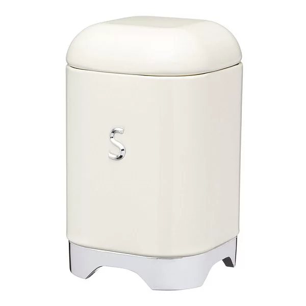 Емкость для хранения сахара Lovello Retro 11,5x11,5x19 см, металл, цвет кремовый, Kitchen Craft, Великобритания, LOVSUGARCRE - изобр. 7