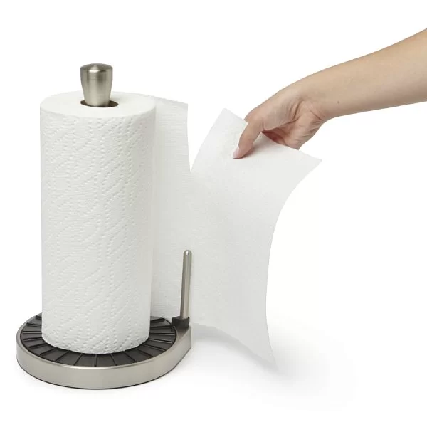 Держатель для бумажных полотенец Click&Tear 36х21 см, материал сталь + пластик, Umbra, Канада, 1011556-047 - изобр. 12