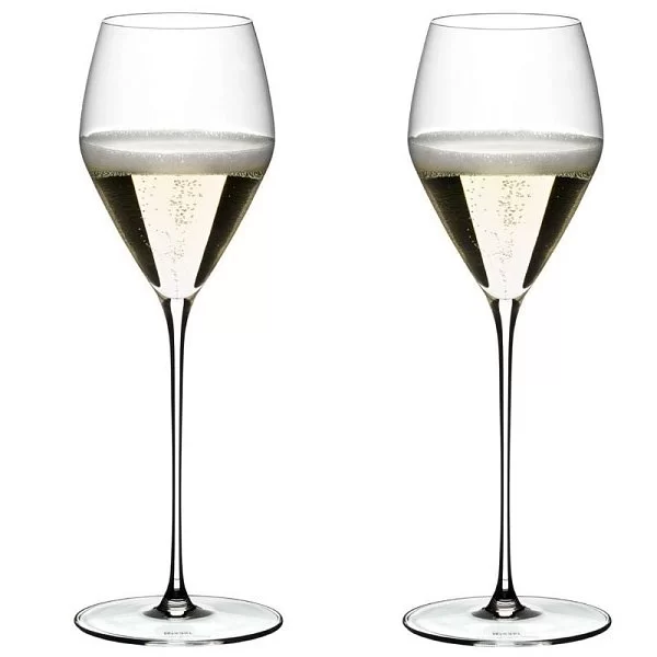 Набор из 2 бокалов для шампанского Veloce Champagne, объем 327 мл, хрусталь, Riedel, Австрия, 6330/28 - изобр. 8