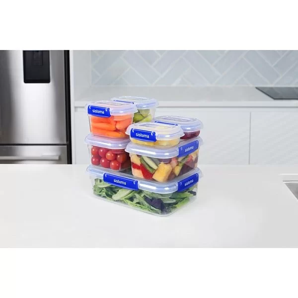 Набор из 7-ми контейнеров герметичных KLIP IT+, материал пластик, Sistema, Новая Зеландия, SI881767 - изобр. 8