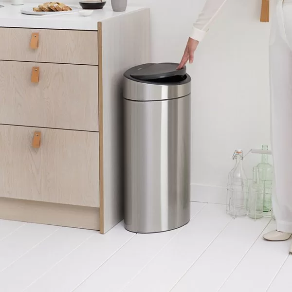 Мусорный бак Touch Bin New 40л, матовая сталь, Brabantia, 114809, 114809 - изобр. 16