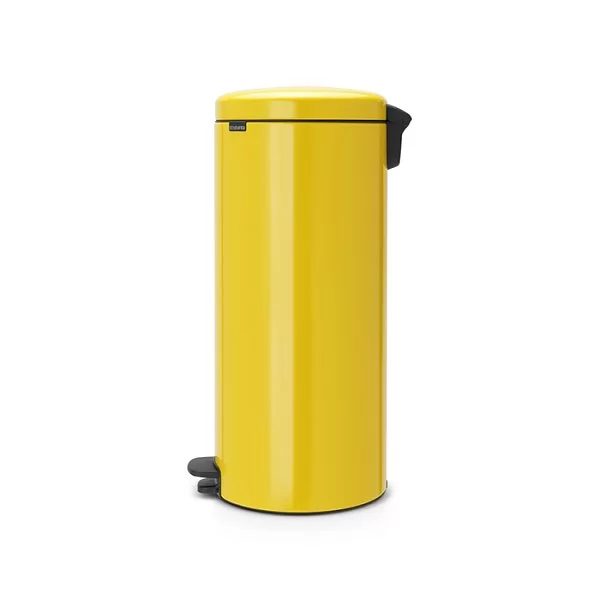 Мусорный бак с педалью NewIcon, 30л, желтая маргаритка, Brabantia, 114342 - изобр. 8