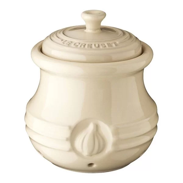 Банка для хранения чеснока 12 см, материал керамика, цвет жемчужный, Le Creuset, Франция, 91019800810000 - изобр. 7