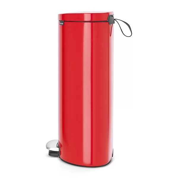Мусорный бак эргономичный FlatBack+, 40л, пламенно-красный, Brabantia, 485220 - изобр. 8