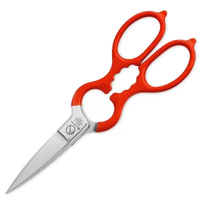 Ножницы кухонные 28,5 см, цвет красный + коричневый, материал пластик + нержавеющая сталь, Mastrad, Франция, F24715 - изобр. 35