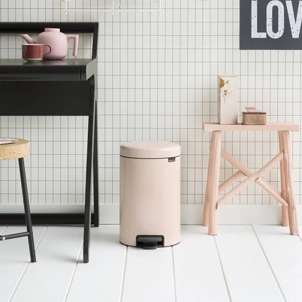 Мусорный бак с педалью NewIcon, 12л, чайная роза, Brabantia, 113543 - изобр. 11