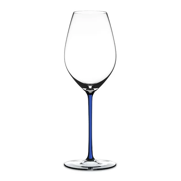 Бокал для шампанского Champagne Wine 445 мл, синяя ножка, хрусталь, ручная работа, Fatto a Mano, Riedel, 4900/28D - изобр. 7