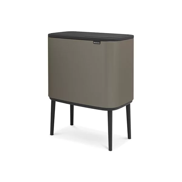 Мусорный бак 3 секции 3x11л, платиновый, Brabantia, 316043 - изобр. 9