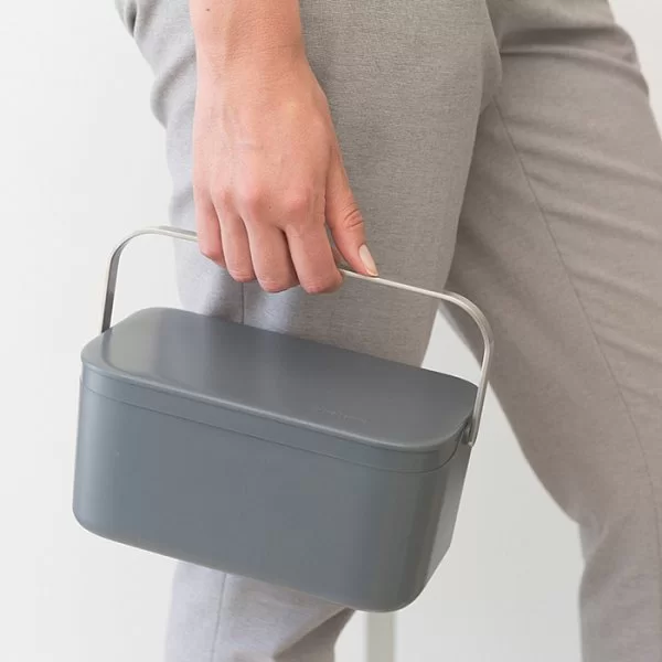 Контейнер для отходов Sink Side, темно-серый, Brabantia, 117541 - изобр. 17