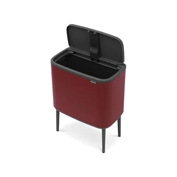 Мусорный бак Touch Bin Bo 36л, бордовый, Brabantia, 316302 - изобр. 10