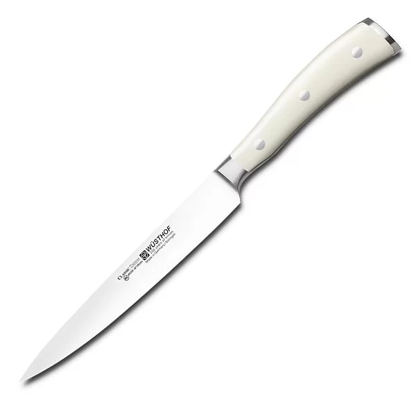 Набор из 6-ти кухонных ножей на подставке Ikon Cream White, Wusthof, 9884-0 - изобр. 13