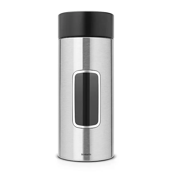 Контейнер с окном 2,2л, стальной матовый, Brabantia, 371844 - изобр. 7