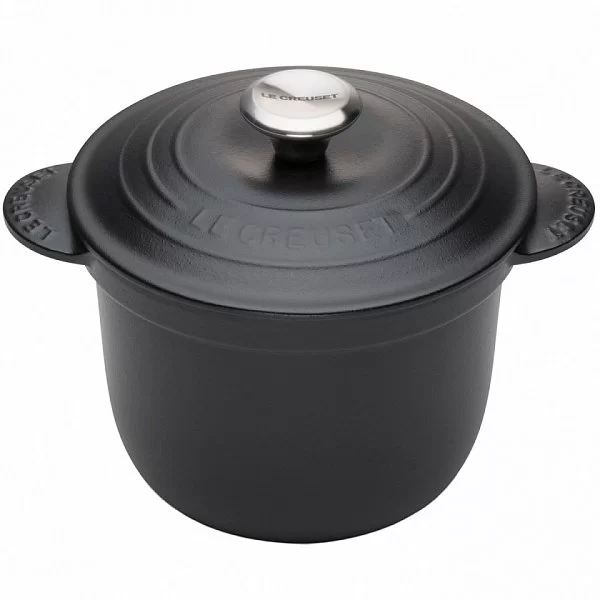 Кокот для риса Every 2 л, диаметр 18 см, цвет чёрный, чугун, Le Creuset, Франция, 41110180000460 - изобр. 7