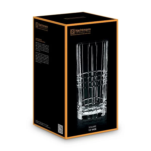 Ваза для цветов Square 28 см хрусталь, Nachtmann, 97782 - изобр. 8