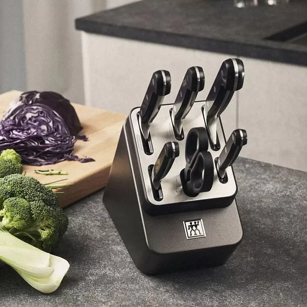 Набор кухонных ножей с заточкой Professional S, 7 предметов, цвет антрацитовый, Zwilling J.A. Henckels, Германия, 1027275 - изобр. 10