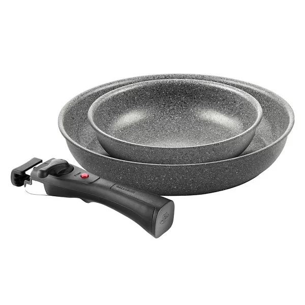 Набор из 2 сковород Torre 20 см и 28 см c антипригарным покрытием и 1 съемной ручкой, алюминий, Ballarini, Италия, 1029405 - изобр. 7