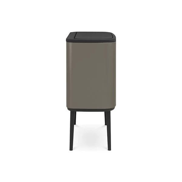 Мусорный бак 2 секции 11+23л, платиновый, Brabantia, 316142 - изобр. 10