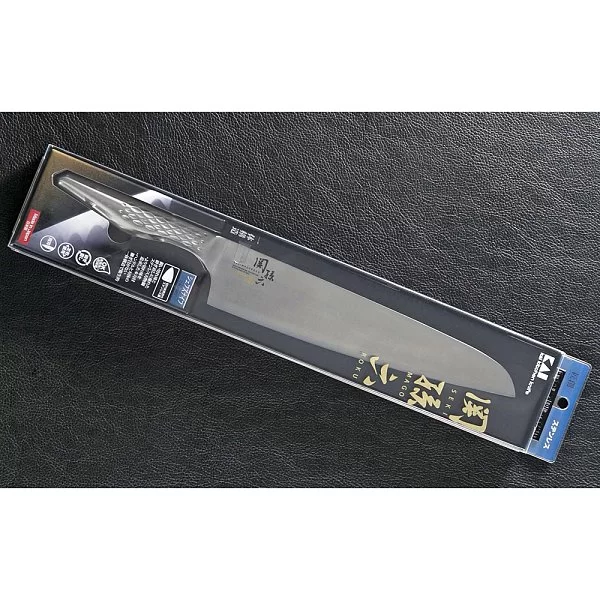 Нож кухонный поварской Gyuto длина лезвия 24 см, сталь DSR1K6, Kai, Япония, AB-5160 - изобр. 12