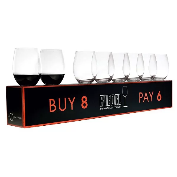Набор из 8 бокалов для красного вина Cabernet/Merlot 600 мл, хрусталь, Riedel, Австрия, 5414/80 - изобр. 12