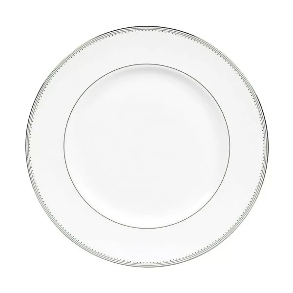 Тарелка пирожковая Vera Wang Grosgrain 15 см материал фарфор, цвет серебро + белый, Wedgwood, Великобритания, 50116401008 - изобр. 7