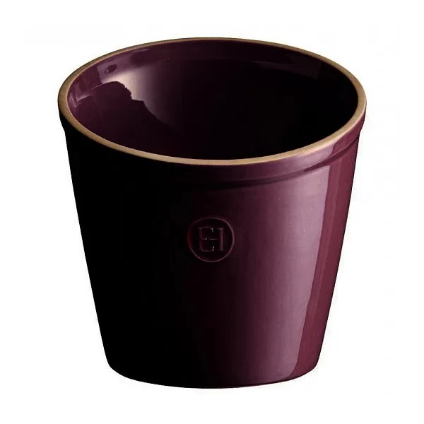 Стакан для кухонных аксессуаров объем 1 л, 15,5x11 см, материал керамика, цвет инжир, Emile Henry, Франция, 370218 - изобр. 7