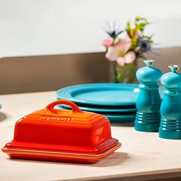 Масленка с крышкой, материал керамика, цвет оранжевый, Le Creuset, Франция, 70837170900000 - изобр. 11