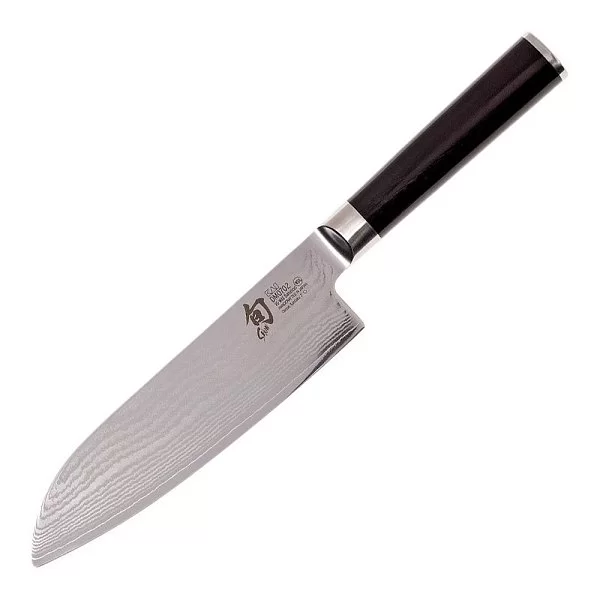 Нож кухонный поварской Santoku длина лезвия 18 см, сталь VG-MAX, Kai, Япония, KAI-DM-0702 - изобр. 7
