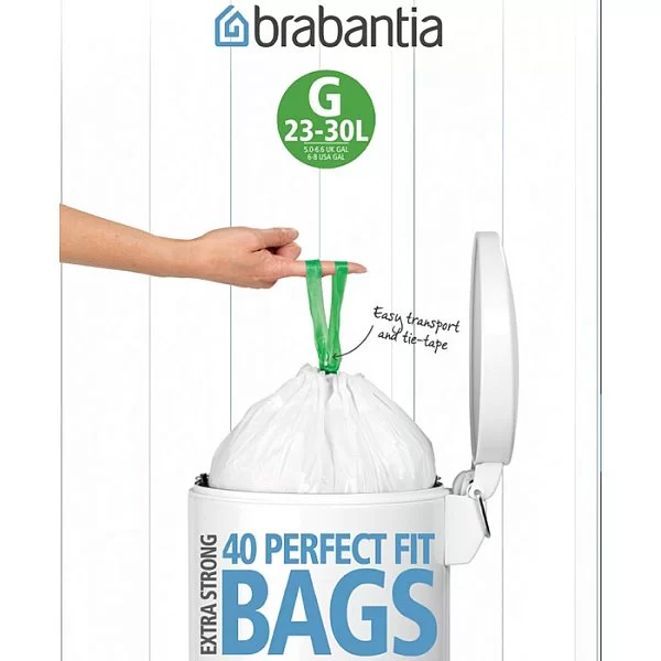Мешки для мусора PerfectFit, 23-30л, 40шт, Brabantia, 375668 - изобр. 7