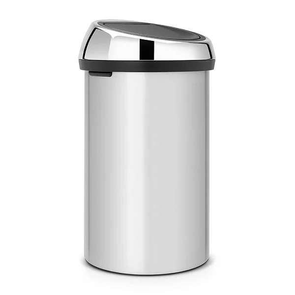 Мусорный бак Touch Bin 60л, серый металлик, Brabantia, 402425 - изобр. 9