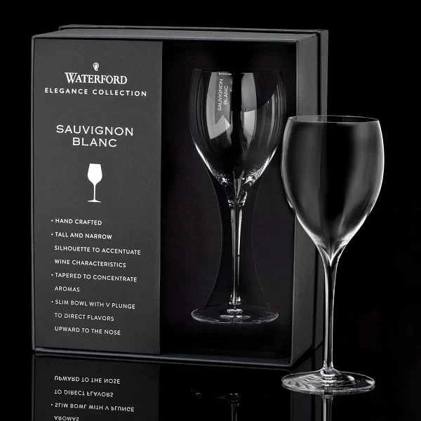 Набор из 2 бокалов для белого вина Elegance Sauvignon Blanc 420 мл, ручная работа, хрусталь, Waterford, Ирландия, 40001099 - изобр. 8