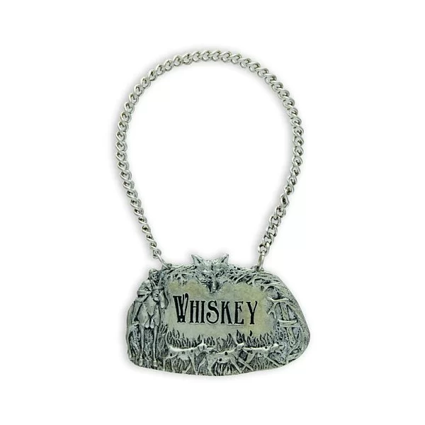 Декоративная табличка на цепочке для графина "Виски", длина 6 см, олово,Vagabond House, США, VAG-B135HW - изобр. 7