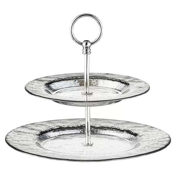 Этажерка для пирожных Colombo 28x25 см, хрусталь, цвет серебро, Eisch, Германия, 45651591 - изобр. 7