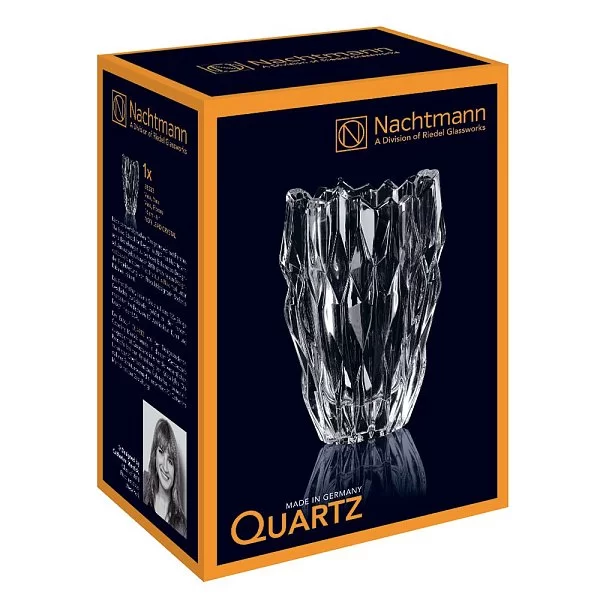 Ваза для цветов овальная Quartz 16 см хрусталь, Nachtmann, 88333 - изобр. 11