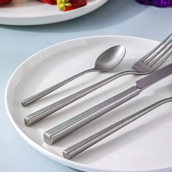 Набор столовых приборов на 6 персон Marchesi Vintage, 24 предмета, состаренная матовая нержавеющая сталь, Broggi, Италия, 1175100D05 - изобр. 11