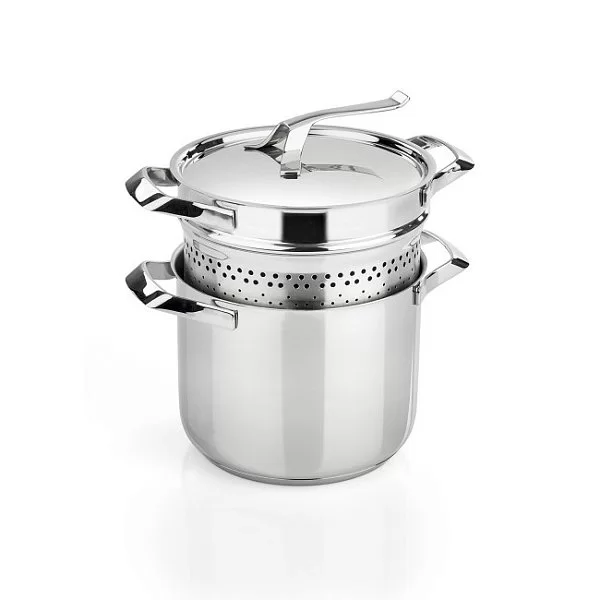 Набор для приготовления пасты (кастрюля 6 л, вставка, крышка) My Pot , нержавеющая сталь, Barazzoni, Италия, 160049022 - изобр. 7