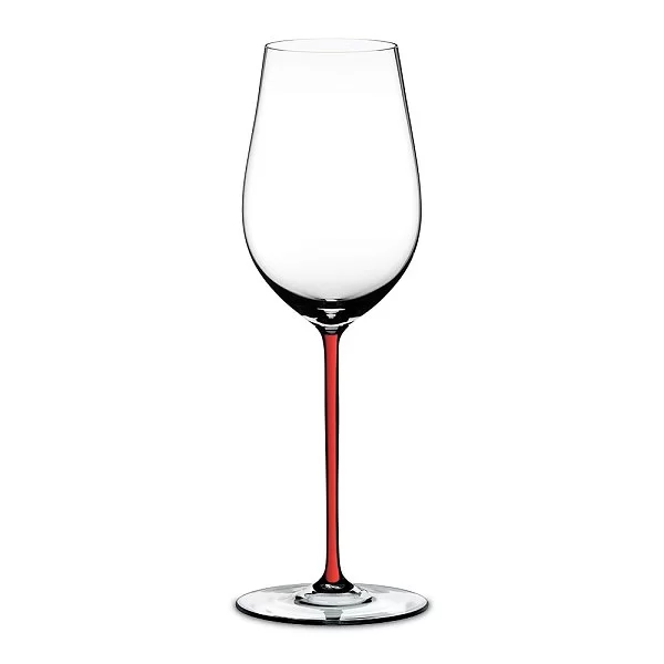 Бокал для белого вина Riesling/Zinfandel 395 мл, красная ножка, хрусталь, ручная работа, Fatto a mano, Riedel, 4900/15R - изобр. 7
