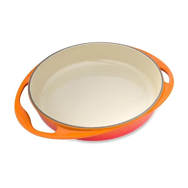 Блюдо для выпечки &quot;Татин&quot; 25 см, эмалированный чугун, цвет оранжевый, Le Creuset, Франция, 20129250902460 - изобр. 7
