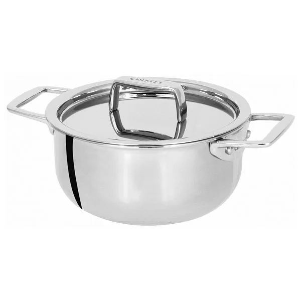 Мини кастрюля с крышкой Castel'Pro 9 см, объем 0,3 л, нержавеющая сталь 18/10, зеркальная полировка, Cristel, Франция, F9CPF - изобр. 7