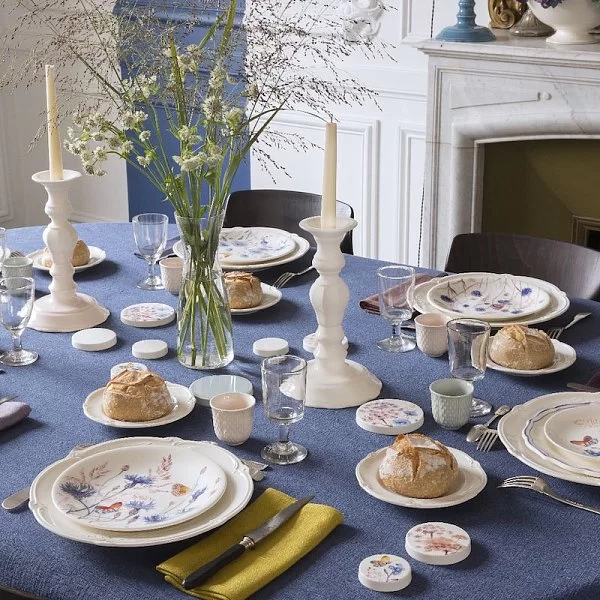 Тарелка глубокая "Азур" 22 см, материал фаянс, Gien, Франция, 1810B4AY02 - изобр. 9