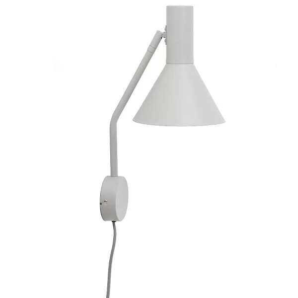 Лампа настенная Lyss 18x42 см, материал железо, цвет светло-серый, Frandsen, Дания, 4509_36011 - изобр. 7