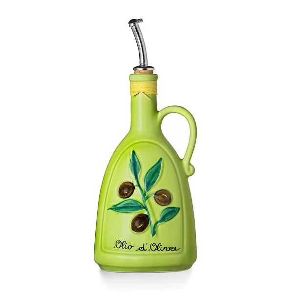 Бутылка для масла Verde Mela 750 мл, керамика, Nuova Cer, Италия, 8155-VML - изобр. 7