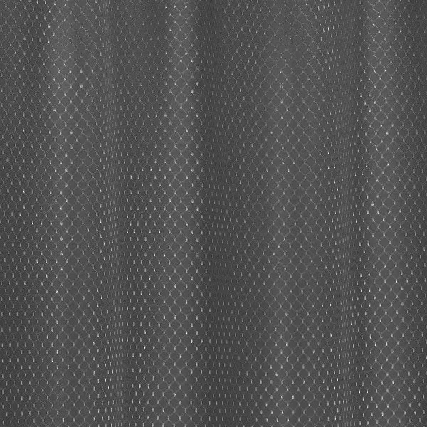 Защитная шторка для ванной, 178х213 см, цвет черный, материал полиэстер, Carnation Home Fashions, США, FSC18-HX84/16 - изобр. 8