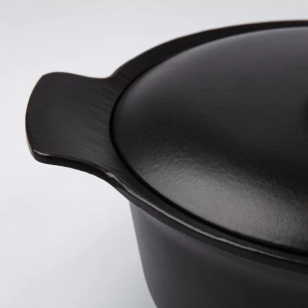 Кастрюля с крышкой Ron, объем 5,2 л, цвет черный, чугун, Berghoff, Бельгия, 3900039 - изобр. 9