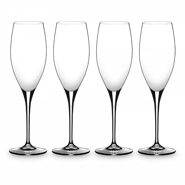 Набор бокалов для шампанского Champagne 330 мл, хрусталь, 4 шт, Heart to Heart, Riedel, 5409/08 - изобр. 7