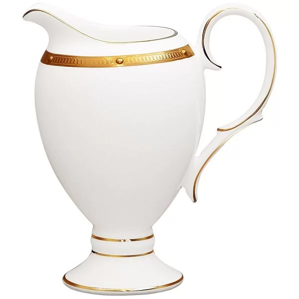 Молочник "Рочель золотой" 220 мл, материал костяной фарфор, цвет золотой + белый, Noritake, Япония, NOR4796-425 - изобр. 7