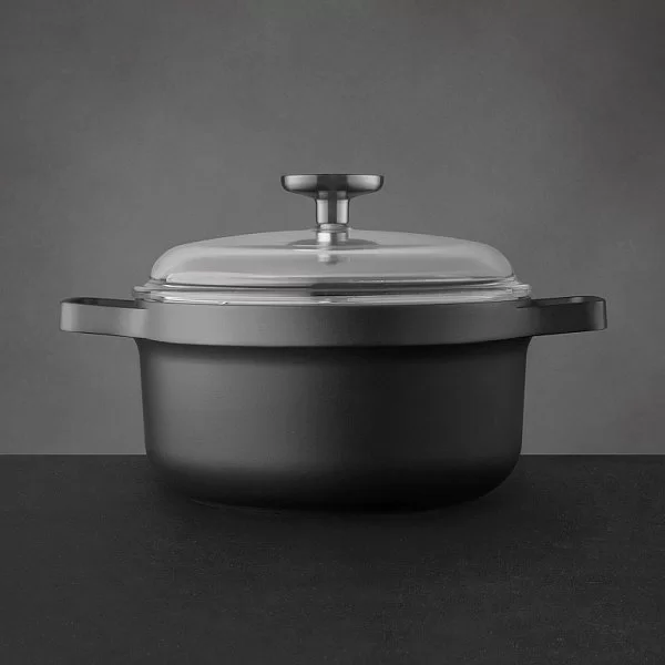 Кастрюля с крышкой Gem, диаметр 20 см, объем 2,8 см, цвет черный, алюминий, Berghoff, Бельгия, 2307309 - изобр. 9
