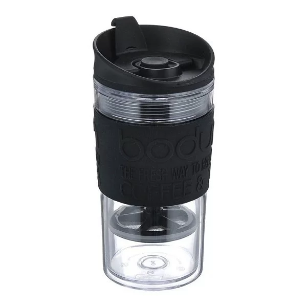 Кружка дорожная с прессом Travel, 0,35 л, черный, Bodum,, 11102-01 - изобр. 8